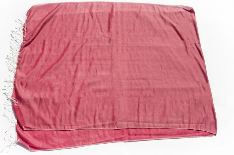 喀什米爾Cashmere 編織羊絨圍巾 羊毛真絲披巾 戒指絨披肩-雙色