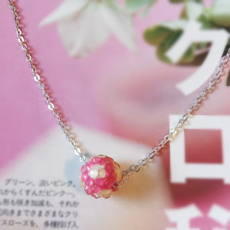 玻璃珠項鍊, 頸鍊 飾物 NEC-005