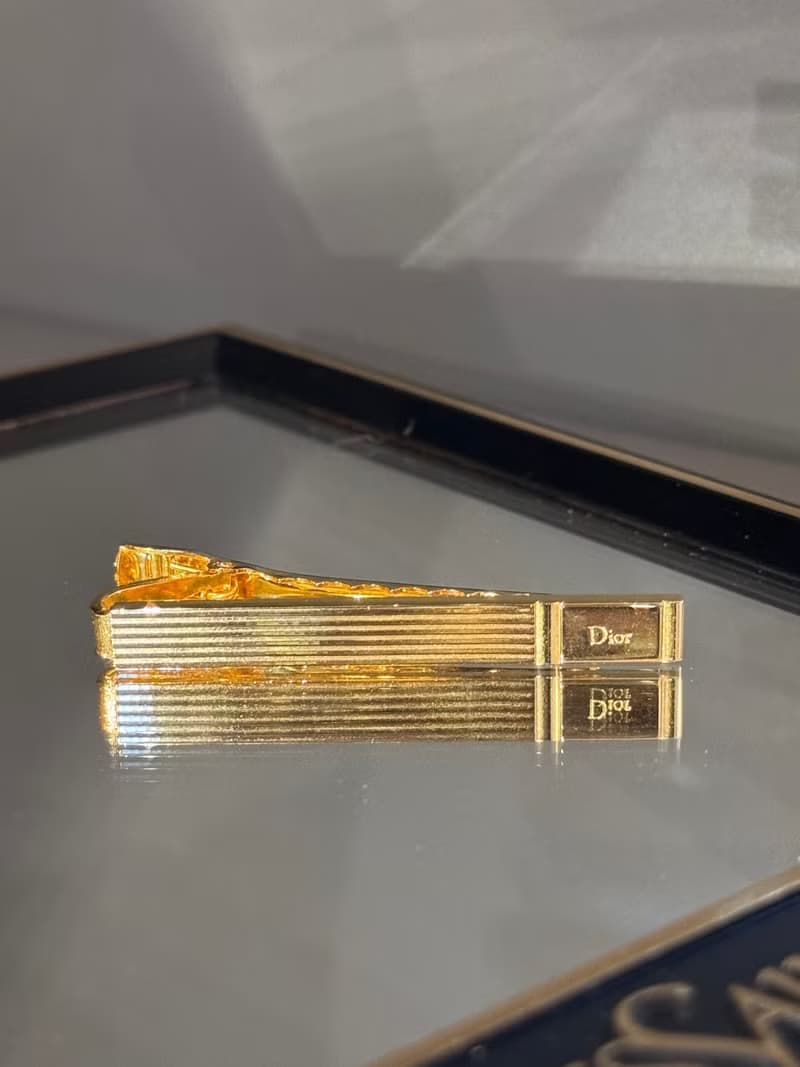 中古名牌 Christian Dior 迪奧 領帶夾 西裝飾品 禮物