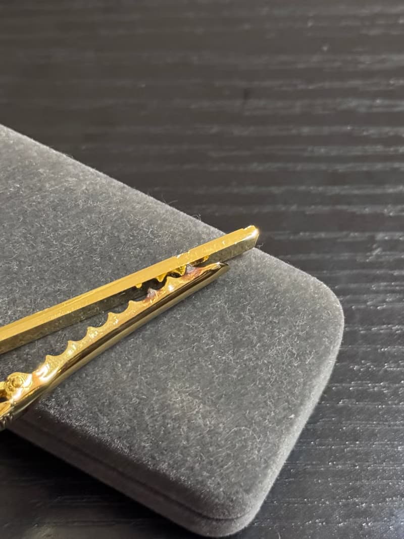 中古名牌 Christian Dior 迪奧 領帶夾 西裝飾品 禮物