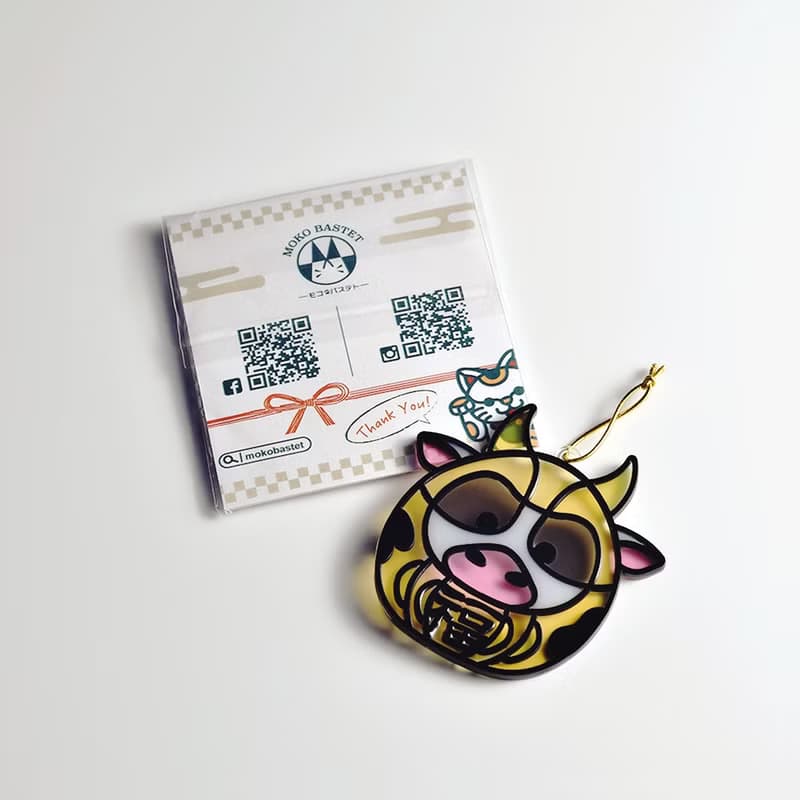 動物達摩(牛) 掛飾 l 蛇年 福貼 揮春 春聯 招福貓 招財貓