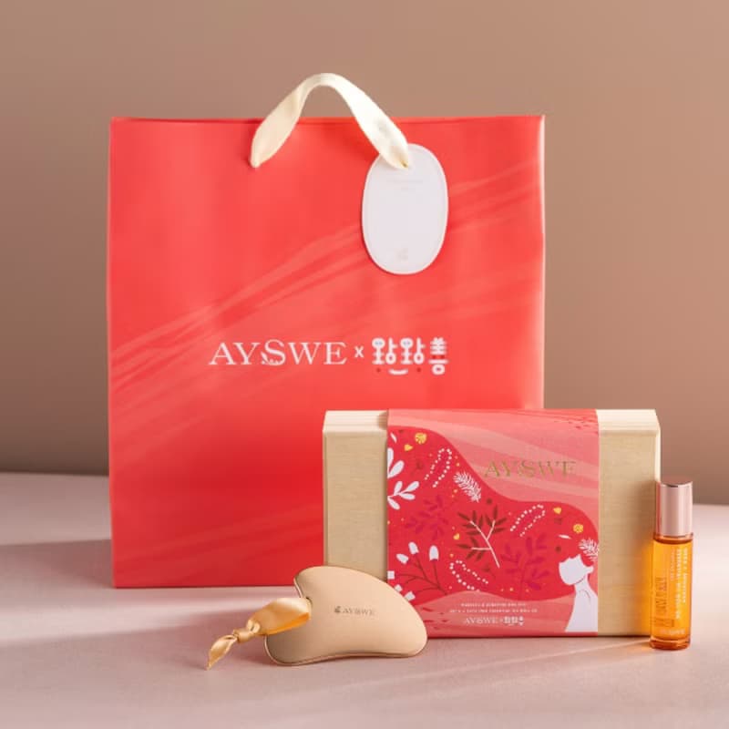 【聖誕禮盒l 快速出貨】心語金彩減壓刮痧按摩禮盒| 10%公益捐贈