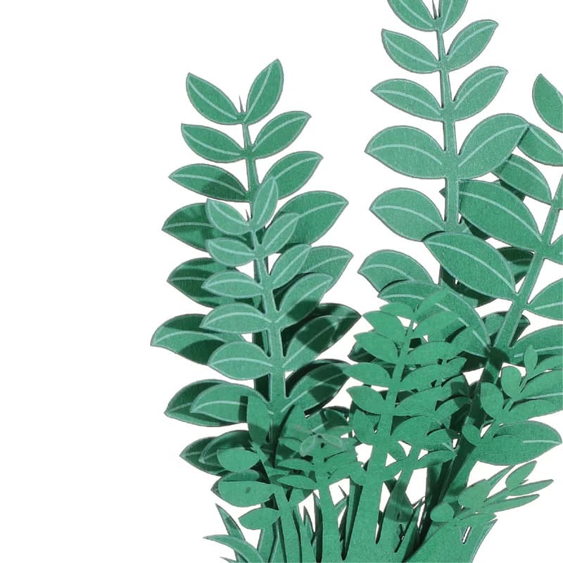 【立體植物貼紙】 ZZ Plant 美鐡芋 / 金錢樹 (605014) FingerART