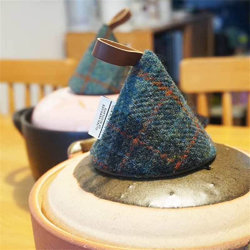 harris tweed哈裡斯三角防燙鍋帽湯鍋琺琅鍋耳套烹飪鍋抓隔熱手套