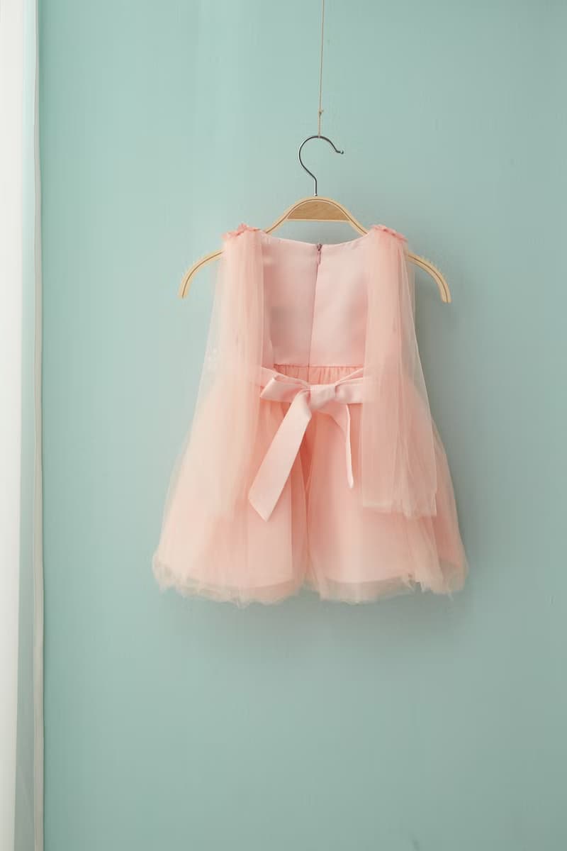 HAO.HAO kids 希臘女神蓬紗裙-粉紅色