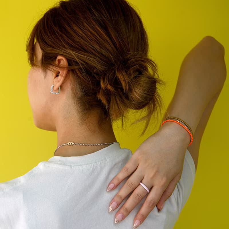 NCT PICK | LA LIGNE TWOSOME BRACELET_Orange Dot