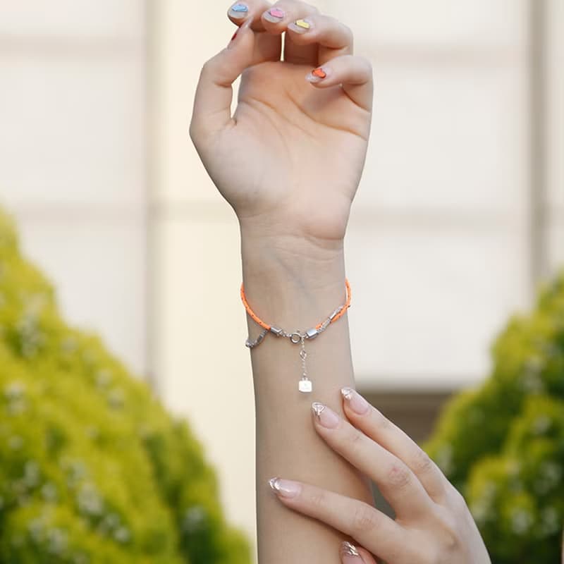 NCT PICK | LA LIGNE TWOSOME BRACELET_Orange Dot