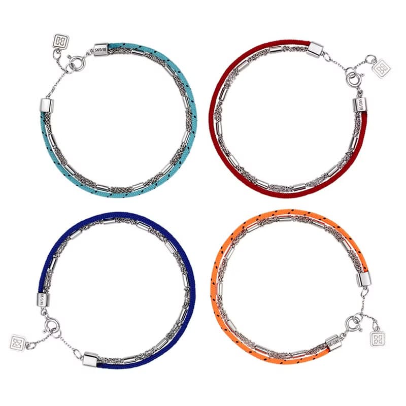 NCT PICK | LA LIGNE TWOSOME BRACELET_Orange Dot