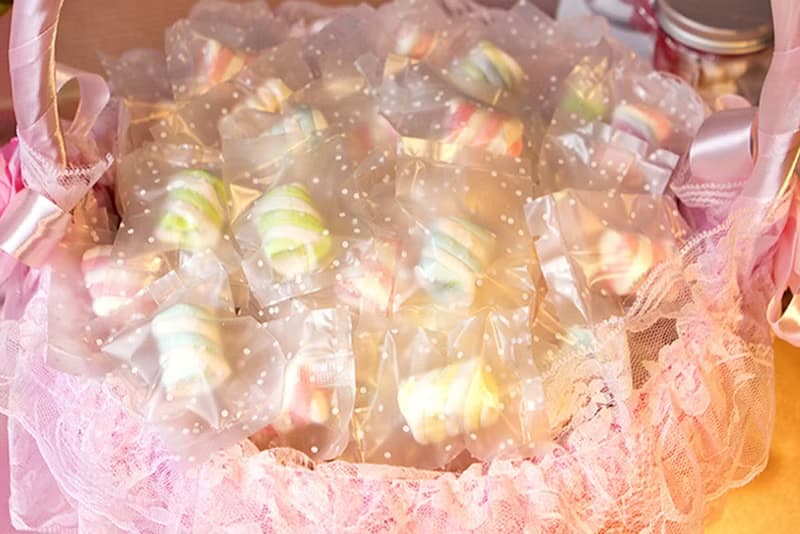 點點磨砂袋裝－花捲棉花糖單入 | 派對點心 慶生會 幼兒園獎品