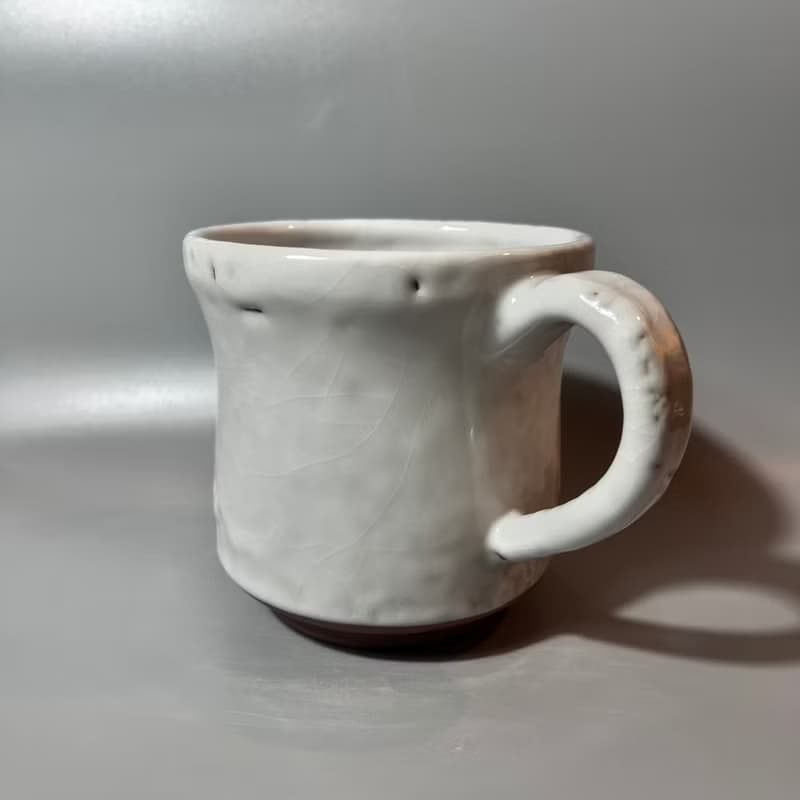 純淨白釉600cc超大馬克杯 / 啤酒杯 / 小平凡手作