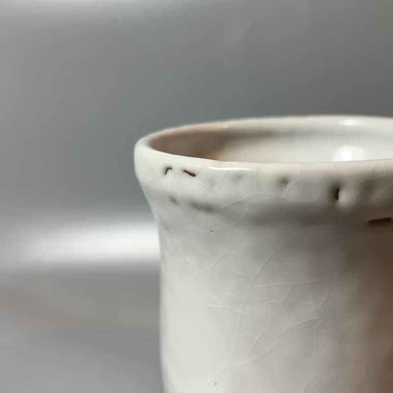 純淨白釉600cc超大馬克杯 / 啤酒杯 / 小平凡手作