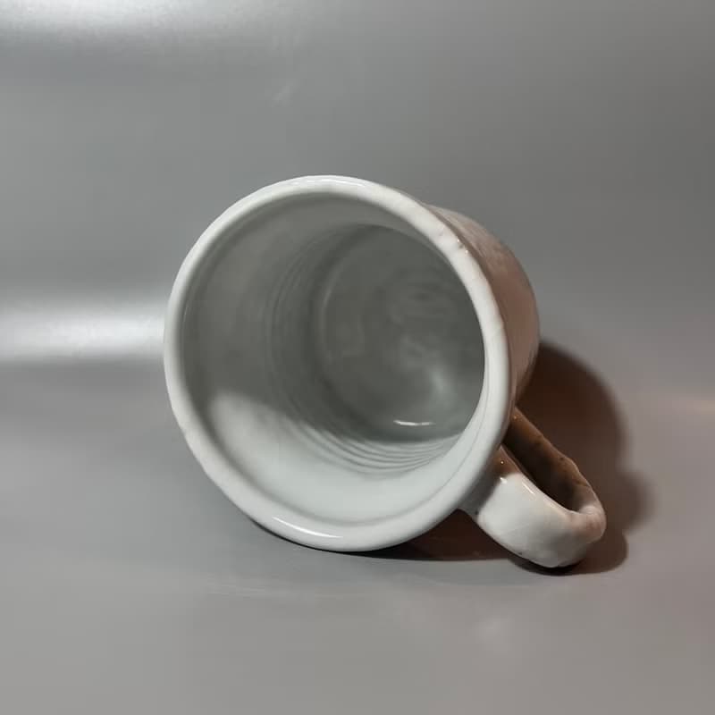 純淨白釉600cc超大馬克杯 / 啤酒杯 / 小平凡手作