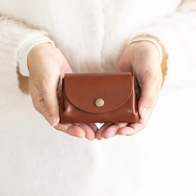 栃木皮革 滾滾小錢包 STATUSY 日本製 皮夾 短夾 卡片零錢包 真皮