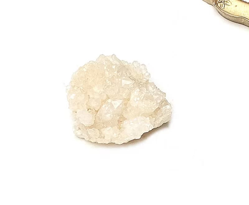 天然原礦黃皮白水晶白晶簇-居家 辦公室 療癒 擺件可消磁晶石飾品