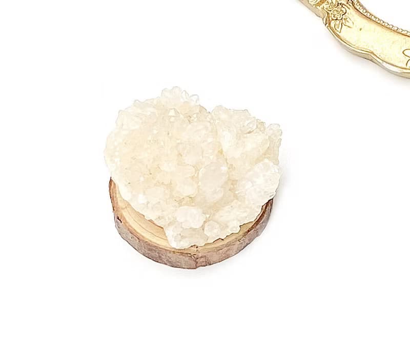 天然原礦黃皮白水晶白晶簇-居家 辦公室 療癒 擺件可消磁晶石飾品