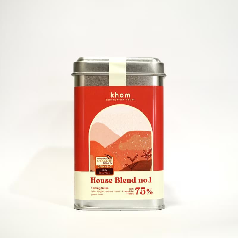 Thai chocolate flakes (can) - HOUSE BLEND NO.1