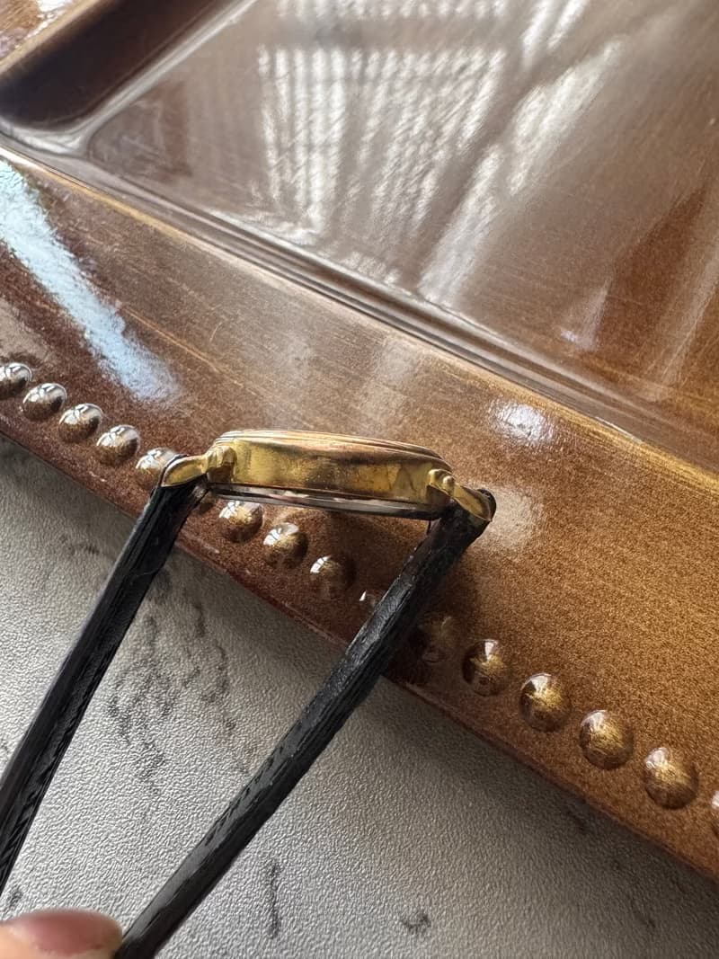 中古正品 Celine 蓆琳 石英真皮手表 古董錶 禮物