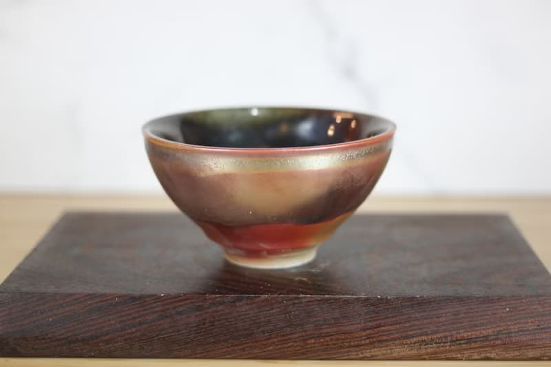 【送禮好物】120ml 天目釉 柴燒茶杯 茶碗 鶯歌名家葉敏祥作品