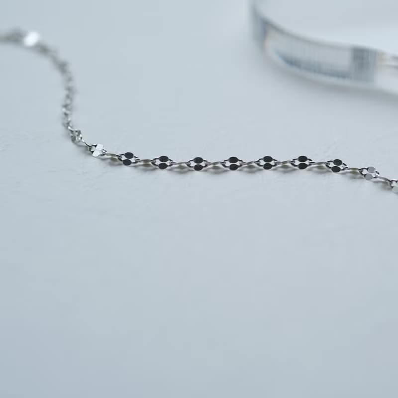 ペタル チェーン ブレスレット シルバー925