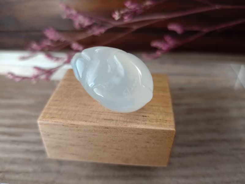 小雕件 小品生肖-兔 白玉髓