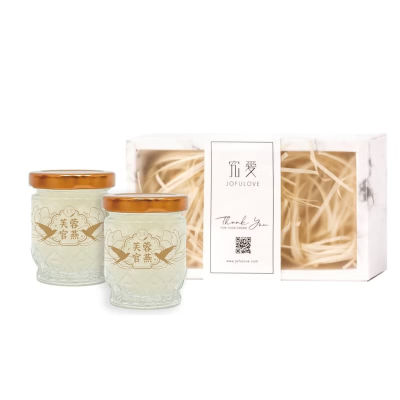 【新品上市】芙蓉官燕即食燕窩(50g/瓶)2入禮盒/8入組 | 清爽脆嫩