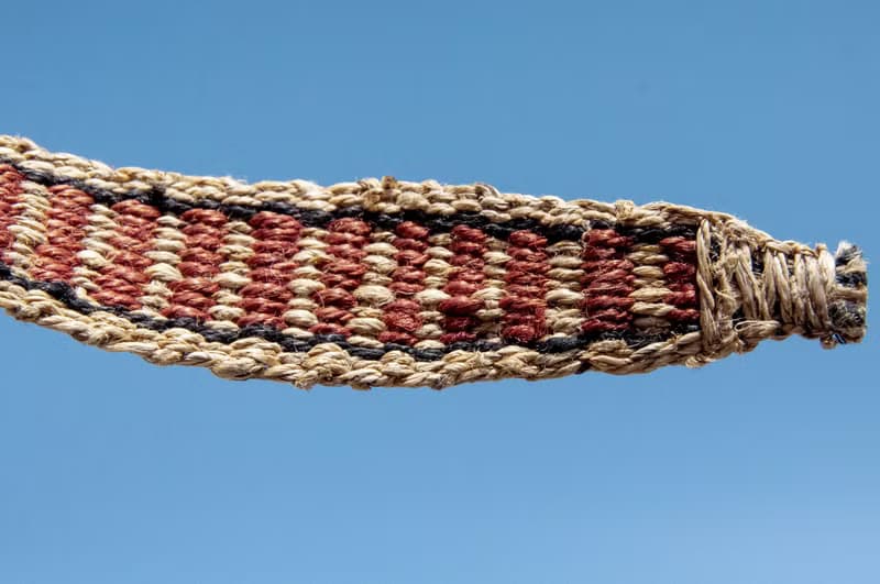 聖誕節男朋友禮物編織棉麻腰帶/編織法皮帶-非洲撒哈拉沙漠旅行