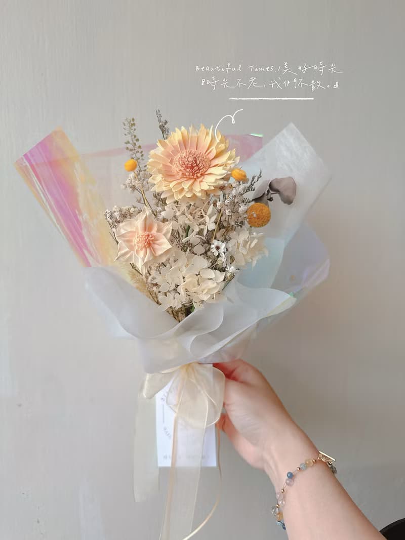 美好時光 | 盛放時光 -畢業花束、乾燥花束、香氛花束