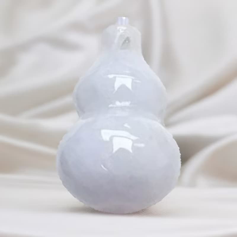 【福祿】白翡翡翠葫蘆 | 天然緬甸A貨翡翠 | 送禮