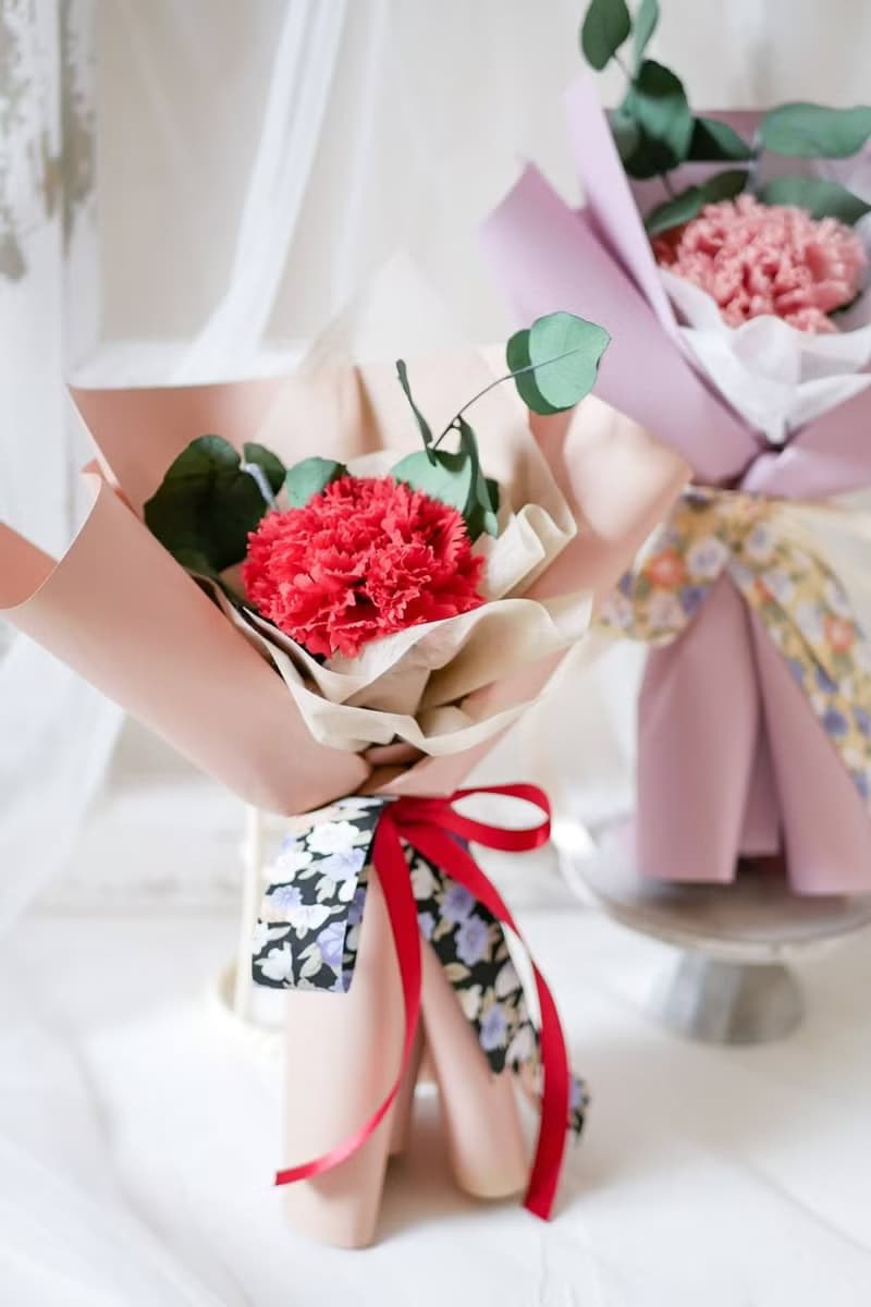 母親節永生花束/單朵康乃馨