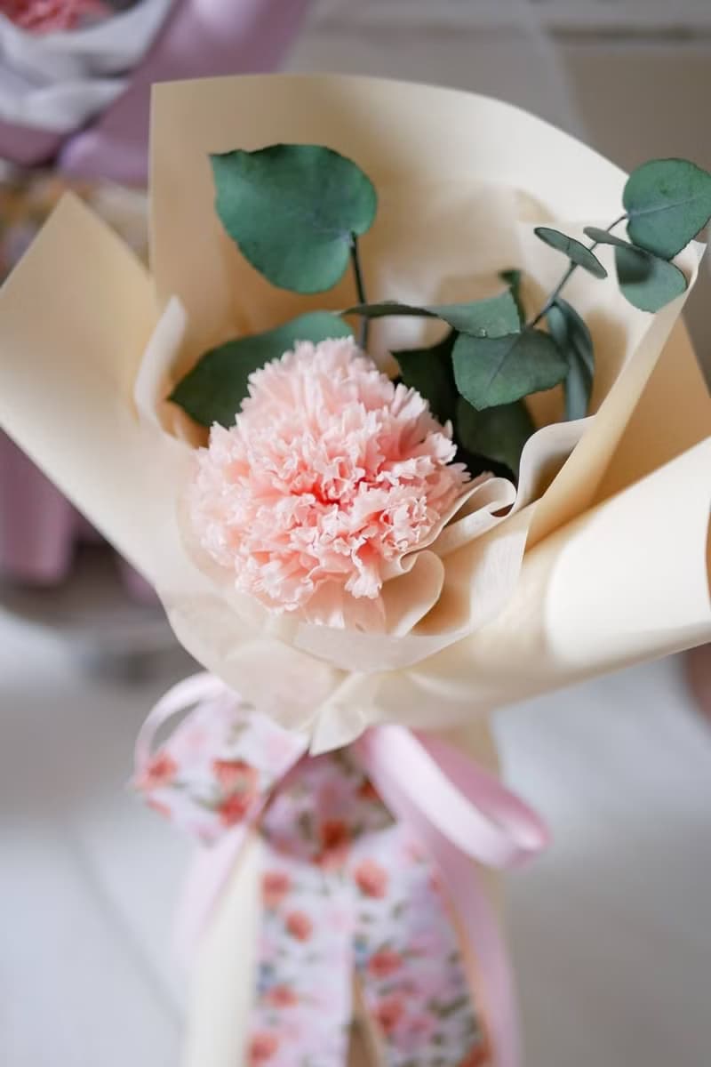 母親節永生花束/單朵康乃馨