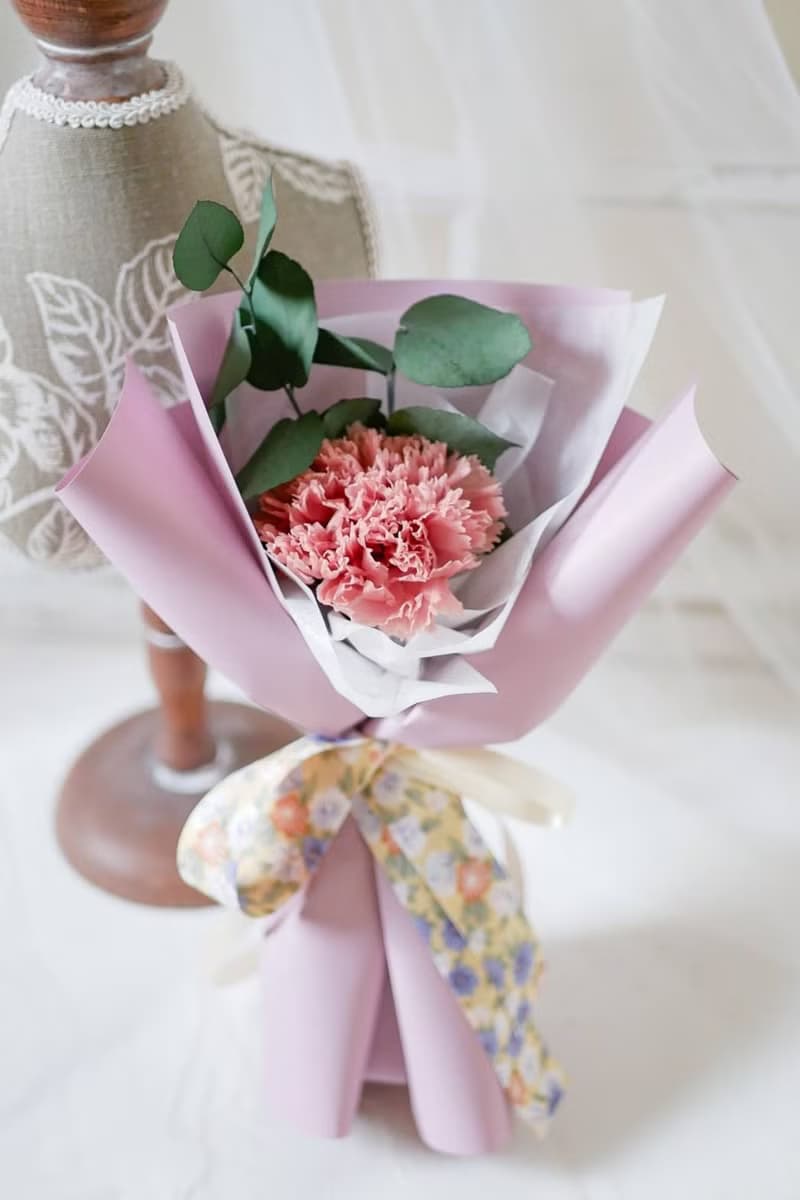 母親節永生花束/單朵康乃馨