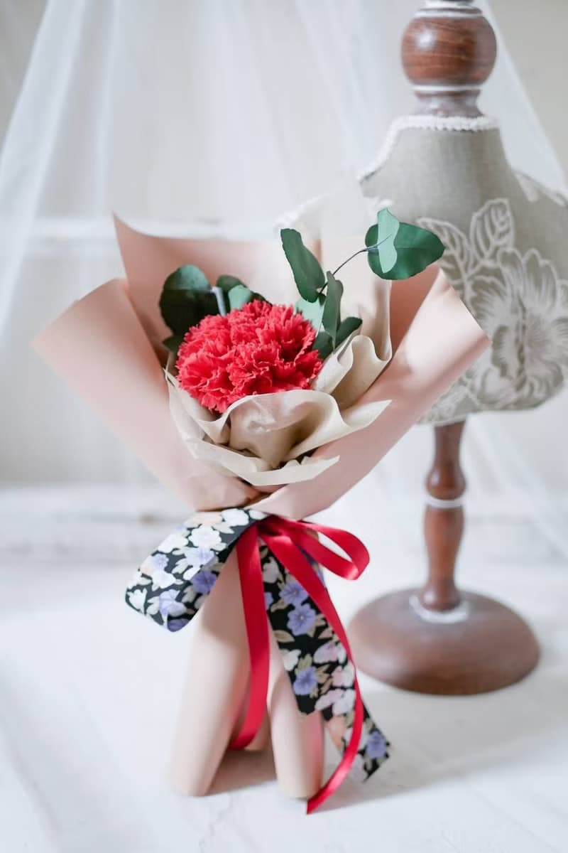 母親節永生花束/單朵康乃馨