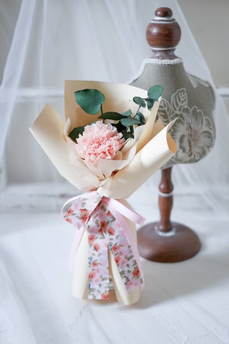 母親節永生花束/單朵康乃馨