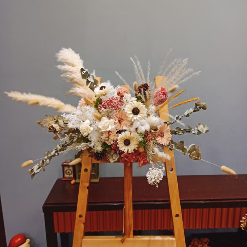 花禮 壁飾 情人節禮物 居家佈置  婚禮佈置 永生花 乾燥花