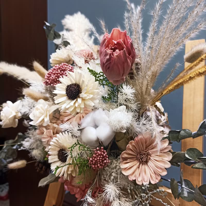 花禮 壁飾 情人節禮物 居家佈置  婚禮佈置 永生花 乾燥花