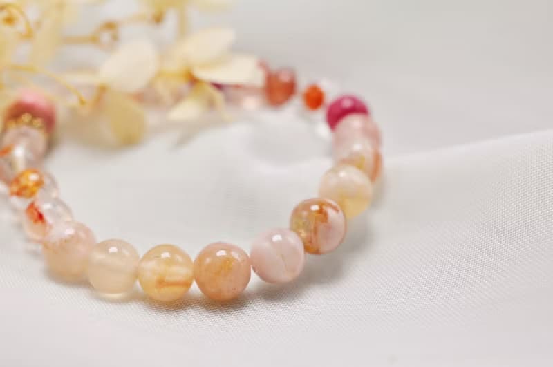 典藏原創 |櫻花瑪瑙/彩膠花/碧璽/阿拉善彩玉/粉晶/碧璽等