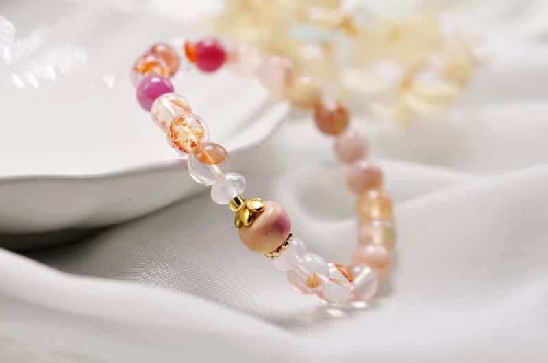 典藏原創 |櫻花瑪瑙/彩膠花/碧璽/阿拉善彩玉/粉晶/碧璽等