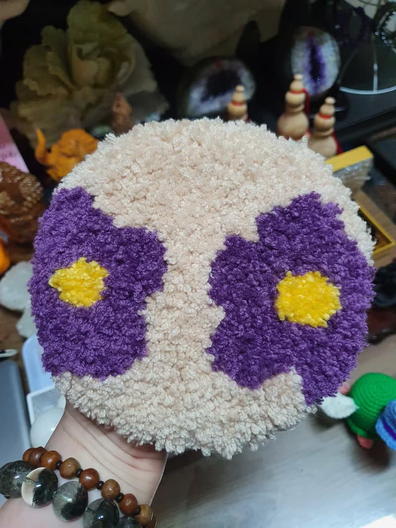 【體驗】宜蘭 俄羅斯刺繡手作體驗課程 戳戳繡 毛線鍋墊 初學者可