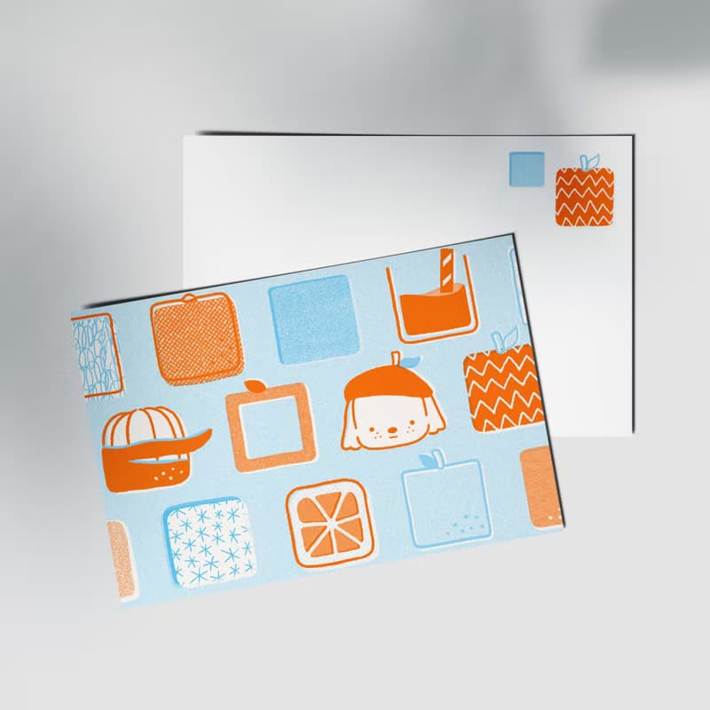 Orange Postcard