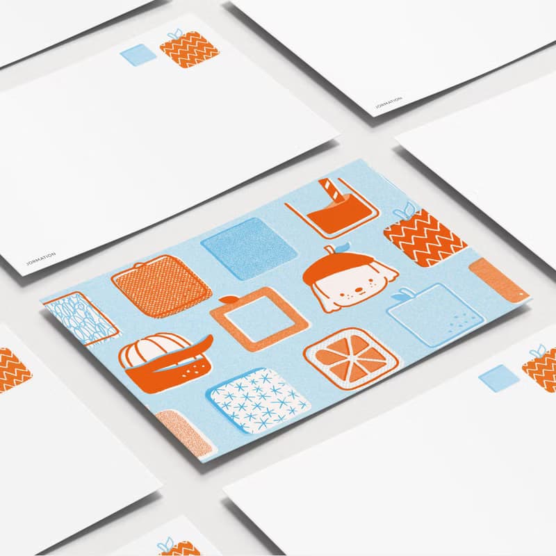 Orange Postcard