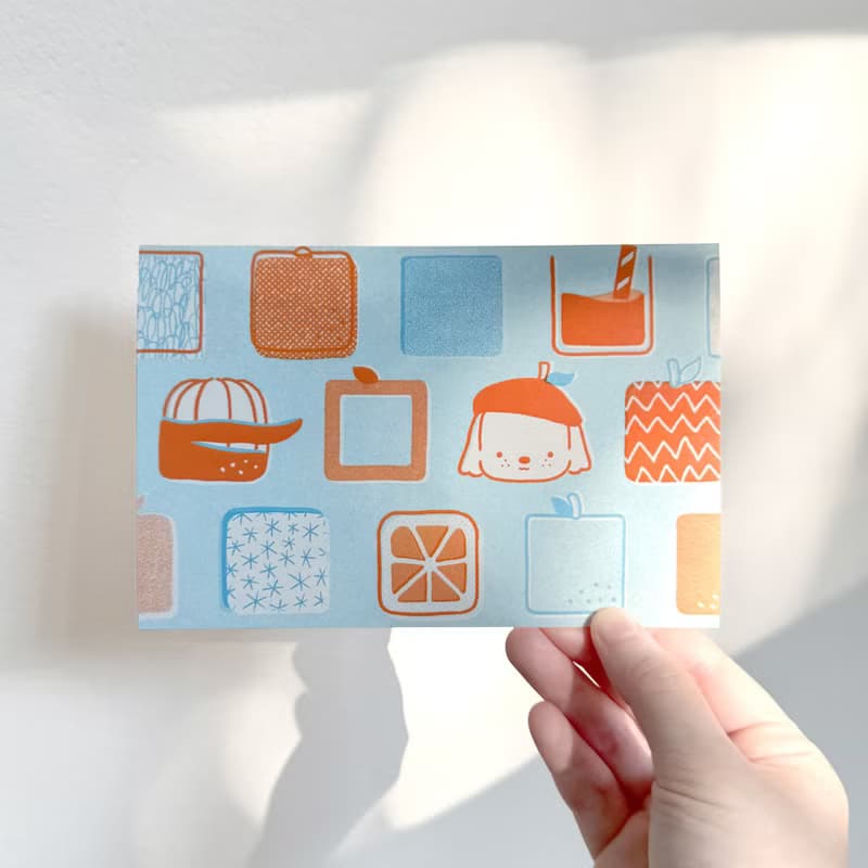 Orange Postcard