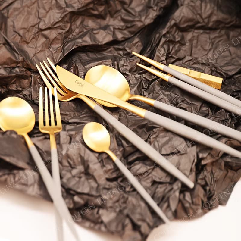 葡萄牙 Cutipol | GOA /  灰金 / 主餐三件組