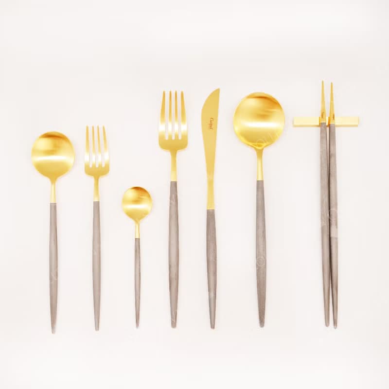 葡萄牙 Cutipol | GOA /  灰金 / 主餐三件組