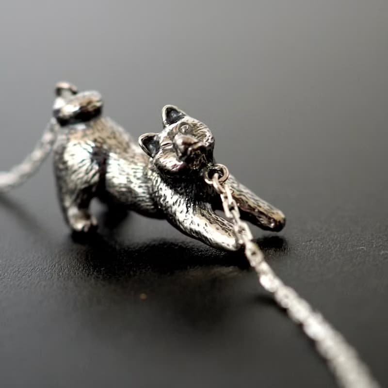 拒否柴犬ペンダント