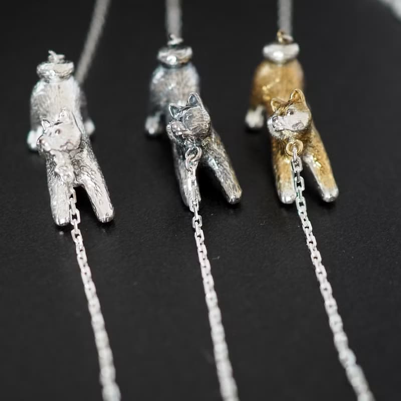 拒否柴犬ペンダント