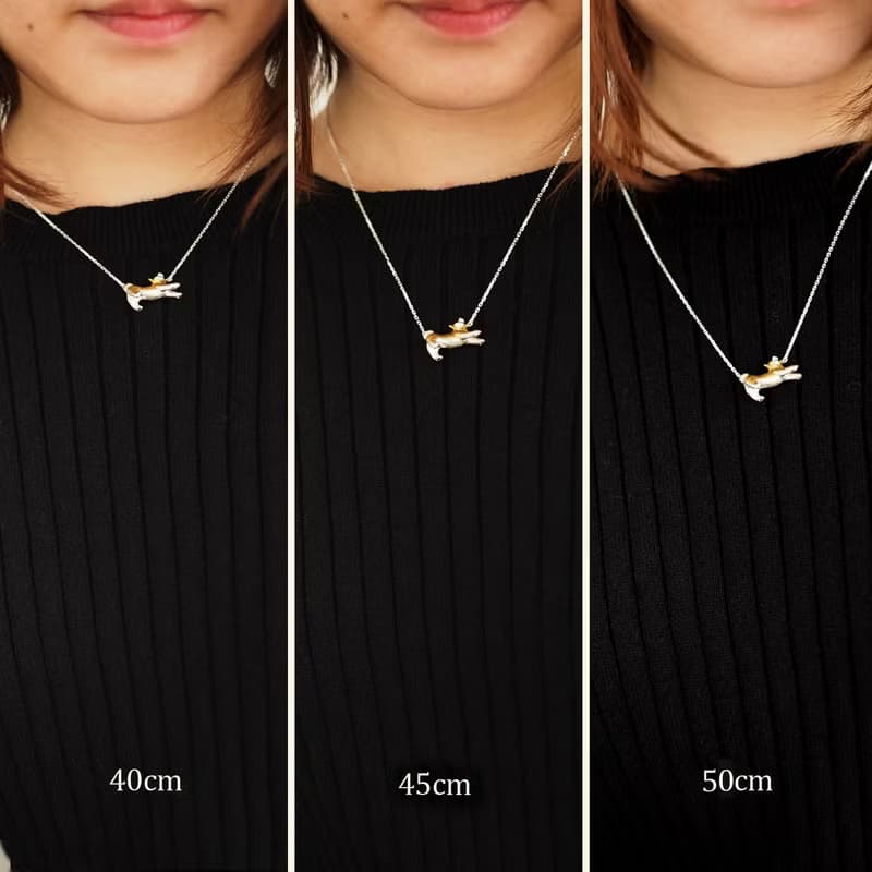 拒否柴犬ペンダント