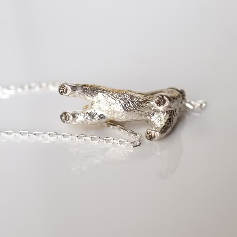 拒否柴犬ペンダント