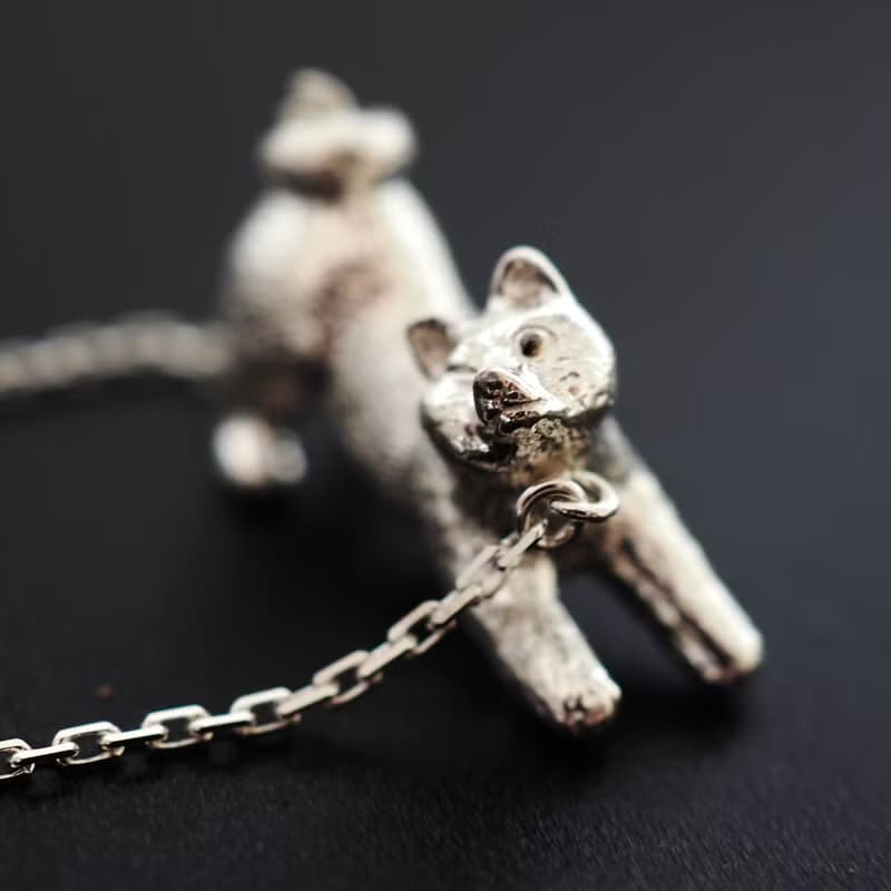 拒否柴犬ペンダント