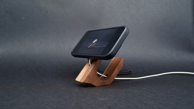 專屬 MagSafe 充電器木製胡桃木收納盒 生日