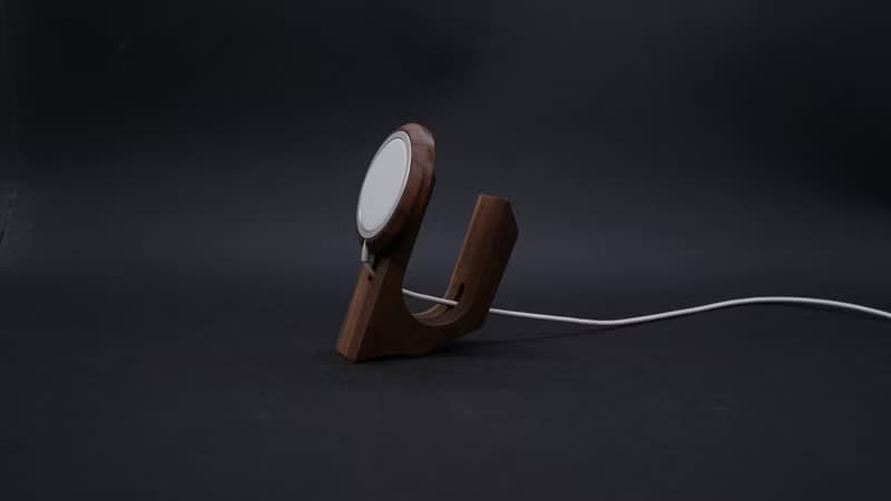 專屬 MagSafe 充電器木製胡桃木收納盒 生日